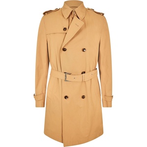 Boss Men's H Hyde Trench Overcoat - Medium Beige