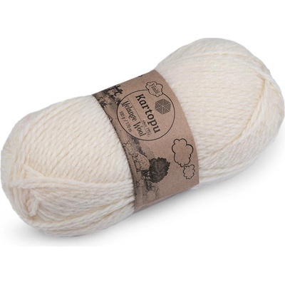 Pletací příze Melange Wool 100 g Varianta: 2 (025) krémová světlá, Balení: 1 ks 54974/138020/253069