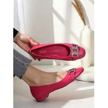 Resti Women's ballerinas with a bow Frelie fuchsiové