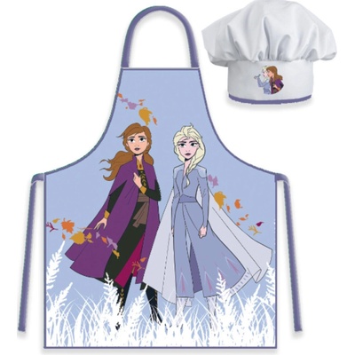 Aptex Dětská zástěra s čepicí FROZEN 45X50 CM 2X33CM