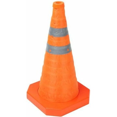 Skládací reflexní dopravní kužel Manutan Expert K3, 45 cm, oranžový