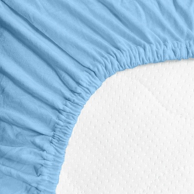 Chanar Prostěradlo jersey Lux modré 90x200