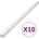 vidaXL Кабелен канал 40x25 мм 10 м PVC (155916)