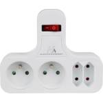 Maclean 4 Plug Switch (MCE224E)