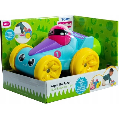 TOMY loptové pretekárske auto Pop&Go E73778
