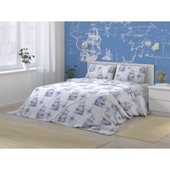 Кузеви Стил Спален комплект Синя морска страст - Спален комплект за единично легло