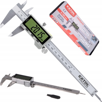 Extol měřítko posuvné digitální 0-150mm IP54 8825221 – Zbozi.Blesk.cz