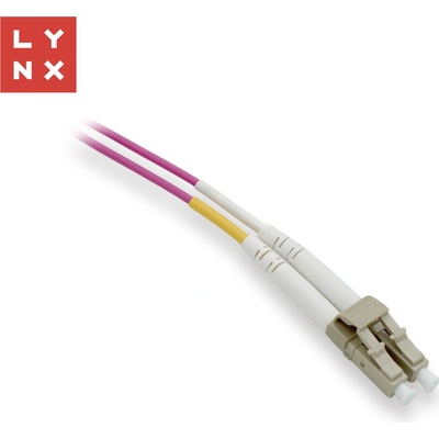 Lynx CS LX-DPX-LC/LC-OM4-3 duplexní patch MM OM4 LC/LC 50/125µm 3m