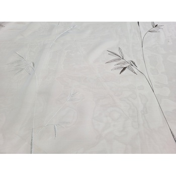 Luxusná vyšívaná záclona GERSTER 11757 biela 290 cm