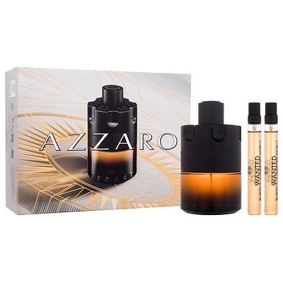 Azzaro The Most Wanted dárková sada: parfém 100 ml + parfém 2 x 10 ml