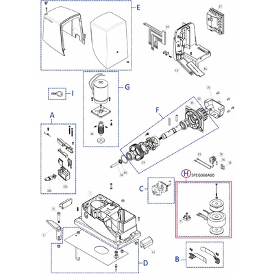 SPEG068A00 kit TRA-DR01.1035 transformátor 22/230 V/11 A