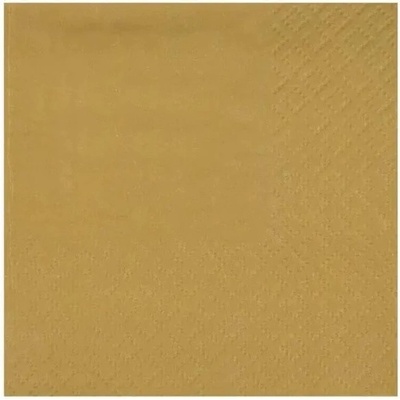 Santex ubrousky zlaté 21x20cm 25ks