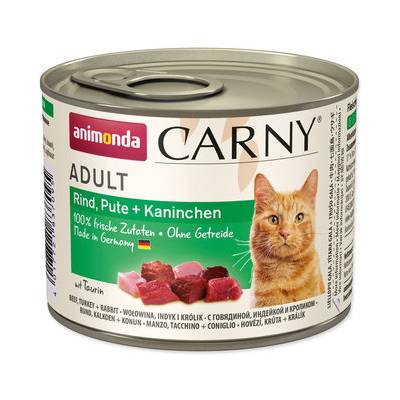 ANIMONDA CARNY ADULT HOVäDZIE MORKA A KRÁLIK 200 g