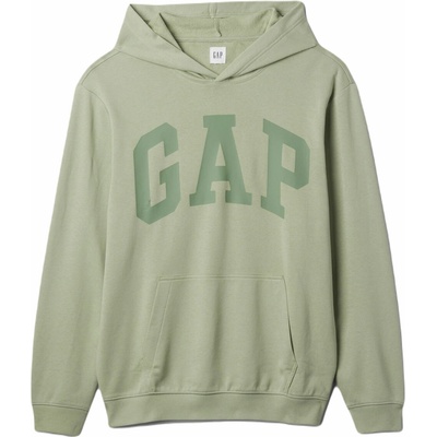 Gap LARGE TONAL LOGO mikina světle zelená