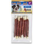 Antos Antor Roll Premium -Кучешко лакомство, кожени солети обвити с патешко месо, (12. 7 см. )
