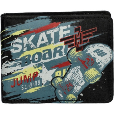 Cotty LY01289 Skate Board peněženka černá