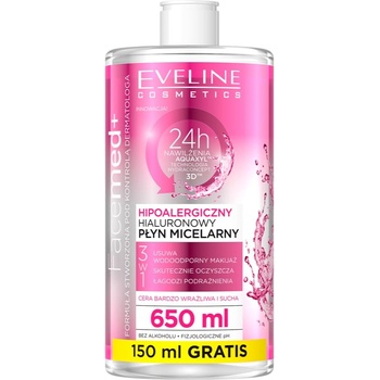 Eveline Cosmetics FaceMed+ почистваща мицеларна вода 650ml