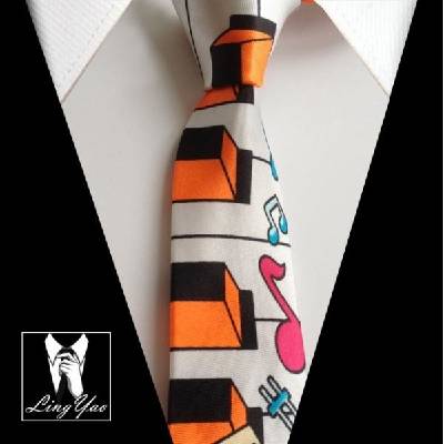 AE production Kravata barevná s klaviaturou