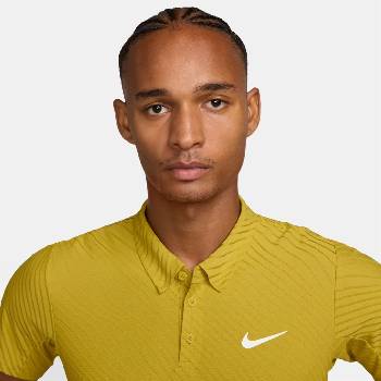 Nike Блуза с яка Nike Men's Short Sleeve Performance Polo Shirt - Saffron/Wht