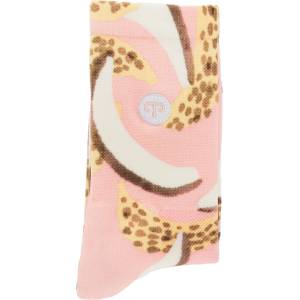 PEPPERMINT Дамски чорапи за колоездене PEPPERMINT Women's Signature Socks Print Cycling socks - Bananarama Grapefruit - размер 38-42 (EU) (207-0912-0412)