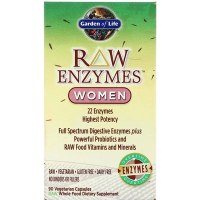 Garden of Life RAW Enzymes Women Digestive Health pre ženy 90 kapsúl