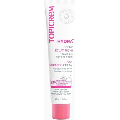 Topicrem Hydra + Rich Moisturizing Radiance Cream 40 ml