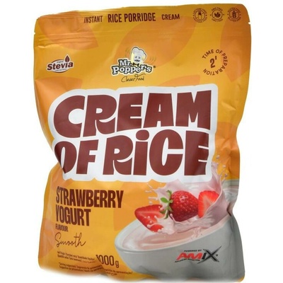 Amix Mr.Poppers Cream Of Rice Strawberry Yogurt 1 kg