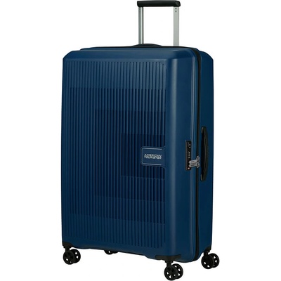 American Tourister Aerostep spinner 77 EXP MD8-41003 Navy Blue 102 l