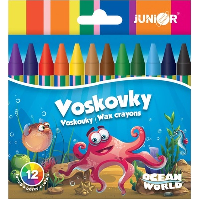 Ocean Word Pastelky voskové 12ks