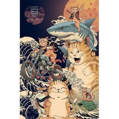Plagát, Obraz - Vincent Trinidad - Catana Montage, 61 × 91.5 cm