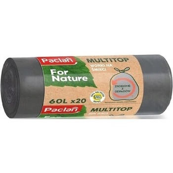 Paclan For Nature z recyklovaného odpadu 60 l 18 µm 20 ks