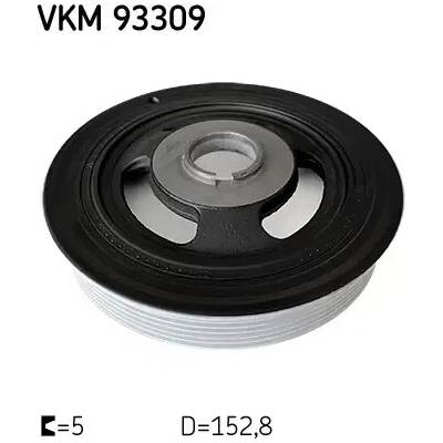 SKF Řemenice klikového hřídele SK VKM93309