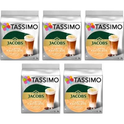 Jacobs Douwe Egberts Tassimo Latte Macchiato Vanilla kapsle 5 x 8 + 8 ks