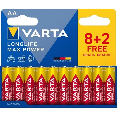 Varta Longlife Max Power AA 10 ks 4706101710