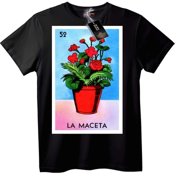 NOONEBRAND Тениска Loteria саксия - L, Black