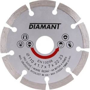 LEVIOR Диамантен диск DIAMANT 110x1.7x22.2mm сегмент 21110.01 (21110.01)