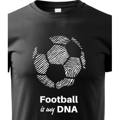 Dětské tričko Football is my DNA Černá Canvas Bezvatriko.cz 2150