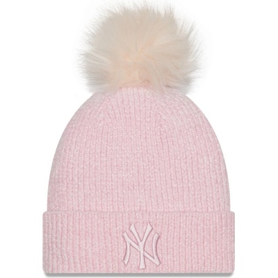 New Era MLB Chenille Bobble beanie New York Yankees W ružová 60284837