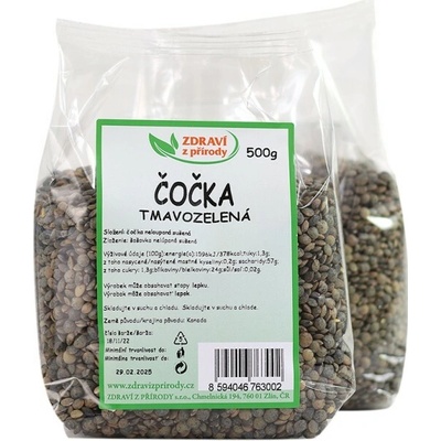 IPJ Natur Čočka tmavozelená francouzská 0,5 kg