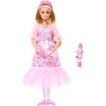 Barbie Кукла Barbie - Лешникотрошачката, Clara с подвижни глезени и играчка Лешникотрошачка (JLW51)