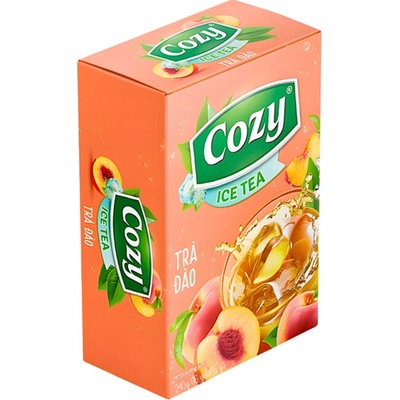 Cozy ledový instantní čaj Peach Broskvový ledový čaj 16 x 15 g