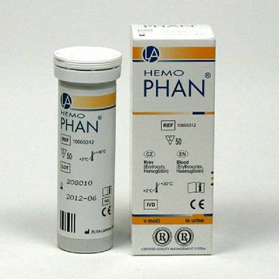 PHAN Hemo Diagnostické prúžky 50 ks