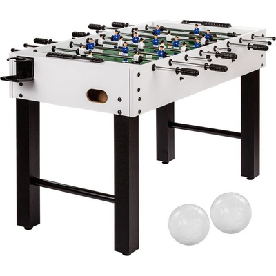 GamesPlanet Stolný futbal Glasgow 121x101x79 cm biely M70126