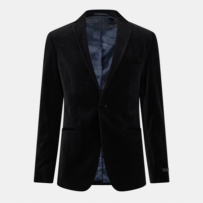 Ted Baker Яке Ted Baker Men's Velvet Tailored Formal Jacket - Black