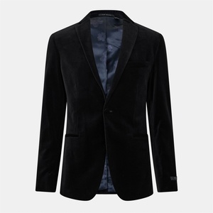 Ted Baker Яке Ted Baker Men's Velvet Tailored Formal Jacket - Black