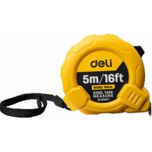 Deli Tools Ocelové měřicí pásmo 5m 19mm EDL9005Y yellow