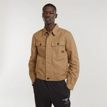 Image 1 of G Star Men's Jak Button Through Overshirt - Safari