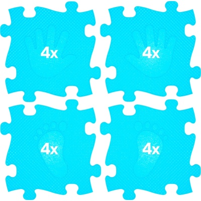 Muffik MFK 044 1 Set aktivních podložek Ruka / Noha Modrá