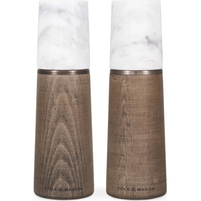 Cole & mason Подаръчен комплект мелнички за сол и пипер MARLOW MARBLE - 18, 5 см (Cole-&-Mason-H-322226)
