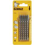 DEWALT - Комплект ножове за дърво и пластмаса дължина 10 см 5 бр DT2164 (DT2164)
